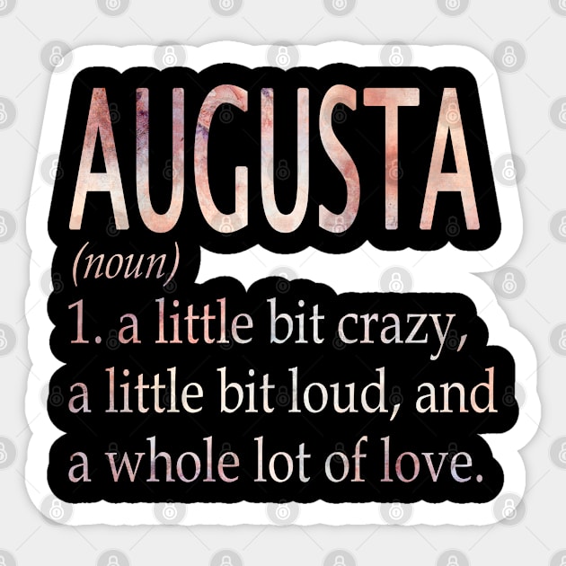 Augusta Girl Name Definition Sticker by ThanhNga